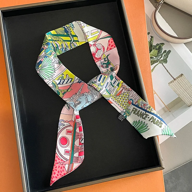 Luxury Bags In China - Luxury Design Horse Print Skinny Silk