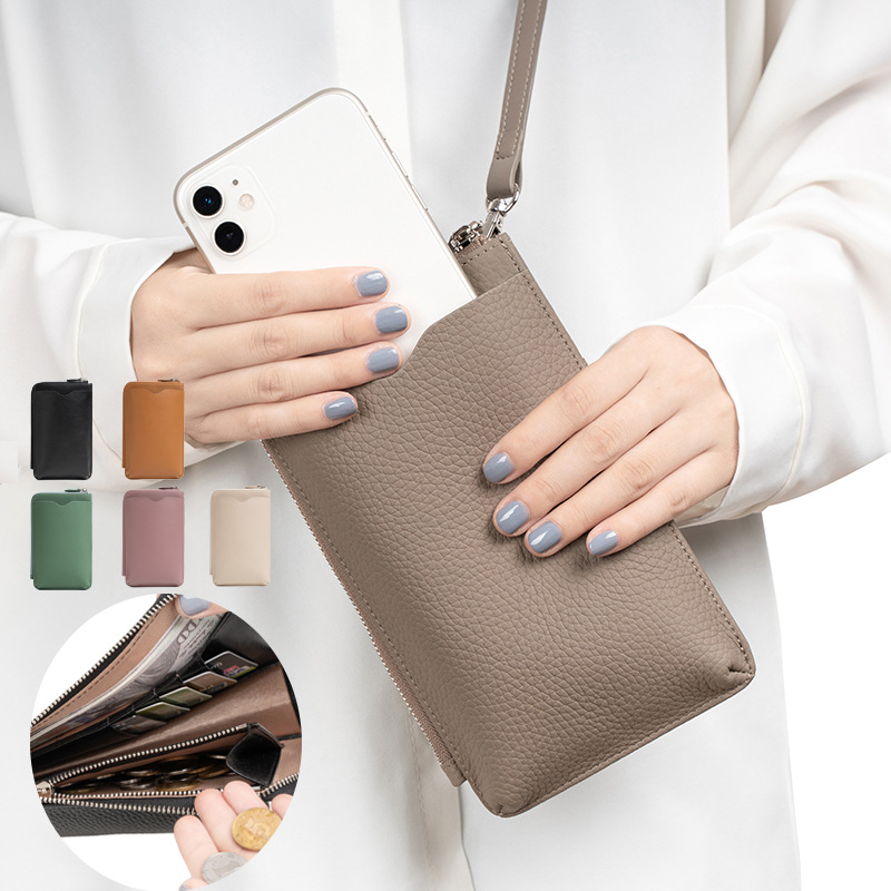 Luxury Bags In China - Fashion Genuine Leather Phone Crossbody Bag
