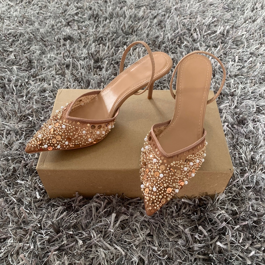 Luxury Bags And Shoes - Fashion High Heeled Formal Party Shoes