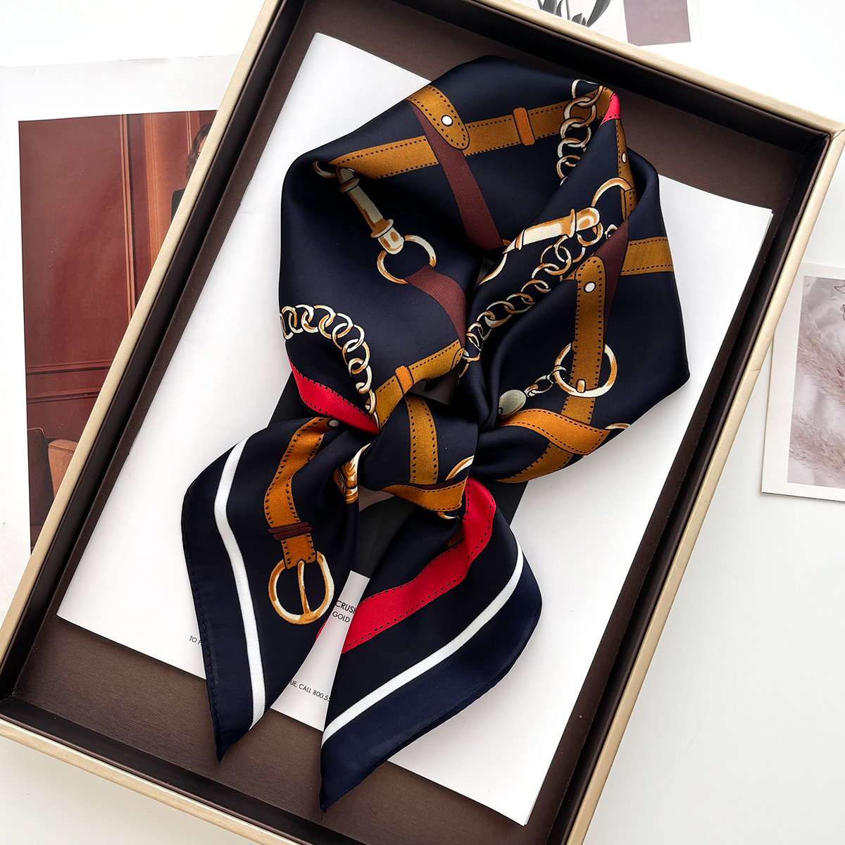 Luxury Bags For Summer - Luxury 70*70cm Square Scarf for Women