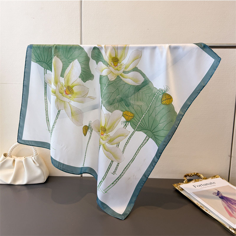 Luxury Bags For Summer - New Silk Square Scarf Women Luxury