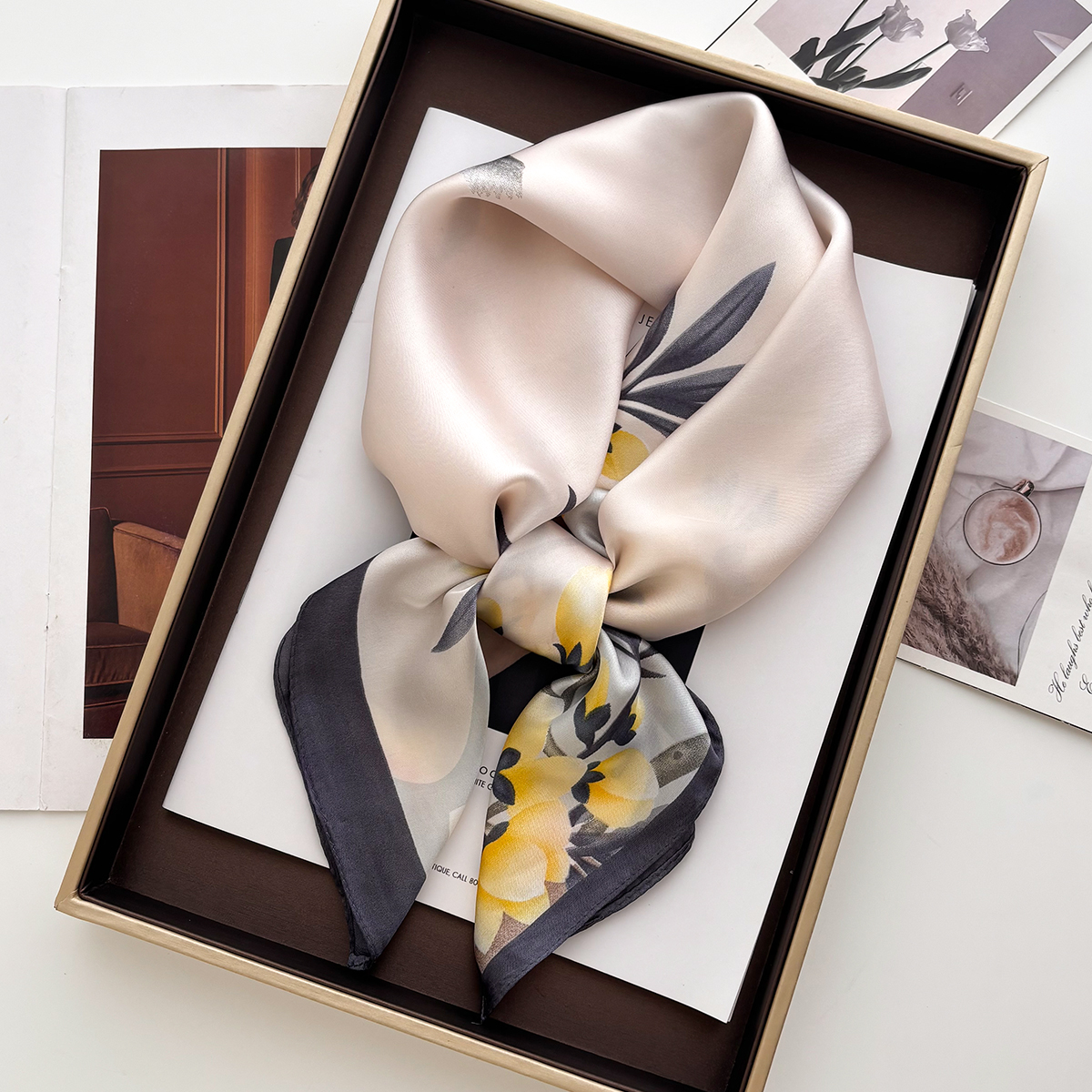 Luxury Bags For Summer - Luxury 70cm Square Scarf For Women