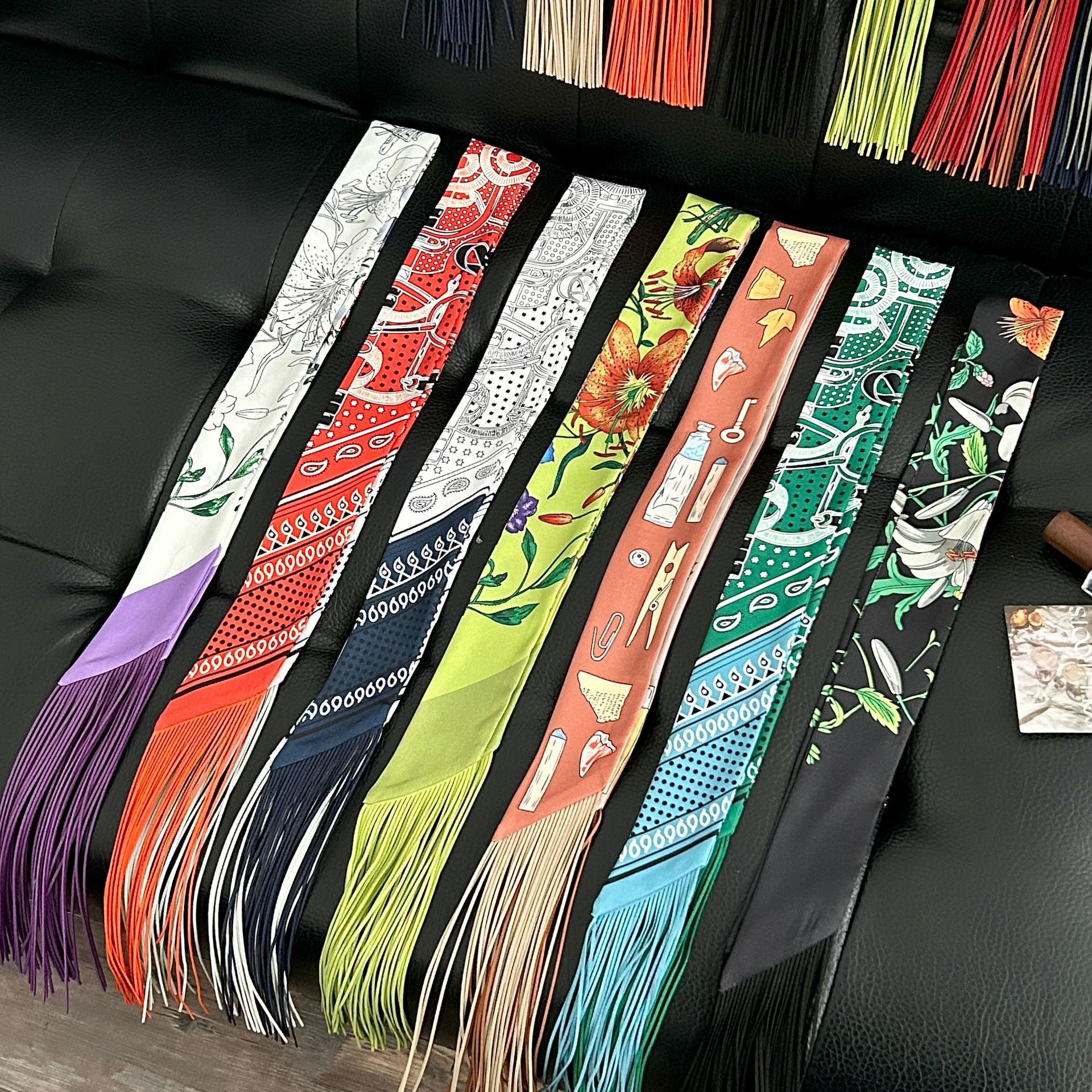 Luxury Tassel Skinny Scarf for - Luxury Bags In China ulasan dan harga