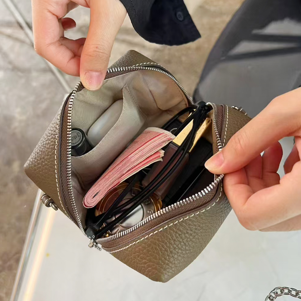 Genuine Leather Mini Women Cro - Luxury Bags Consignment ulasan dan harga