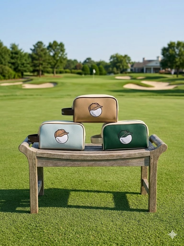 Premium Double Layer Golf Pouc - Luxury Bags Consignment ulasan dan harga
