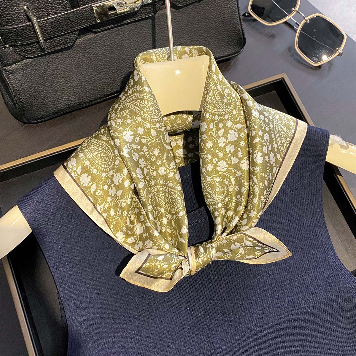 Luxury 100% Pure Silk Square S - Luxury Bags In China ulasan dan harga