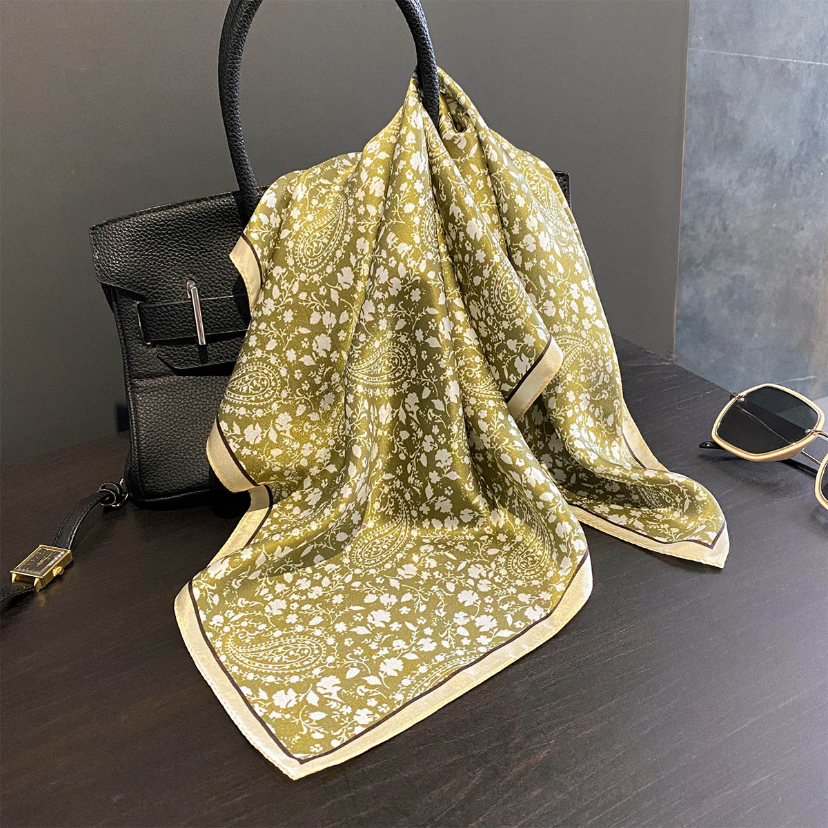 Luxury 100% Pure Silk Square S - Luxury Bags In China ulasan dan harga