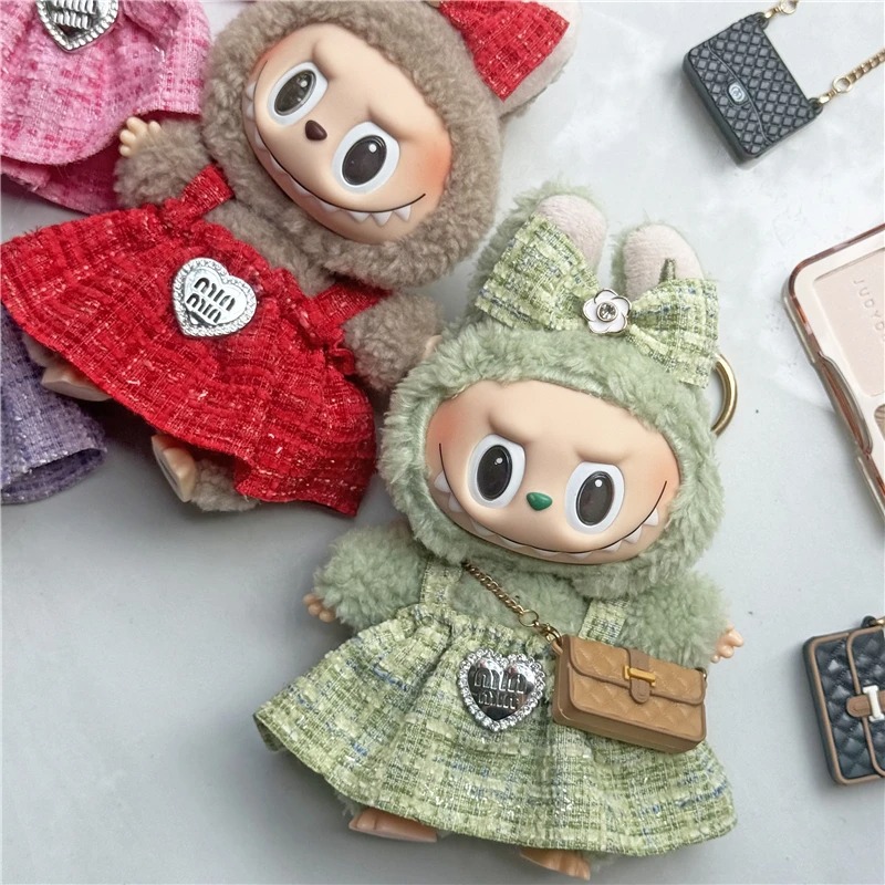 15 17cm For Labubu Doll Adorab - Luxurious Bag ulasan dan harga