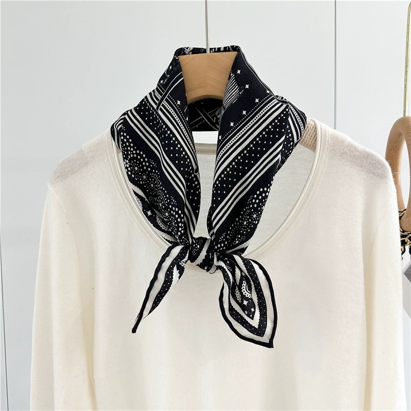 Black Soft Scarf Luxury Silk W - Luxury Bags Hong Kong ulasan dan harga