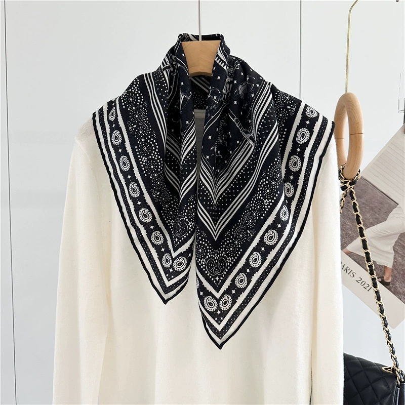 Black Soft Scarf Luxury Silk W - Luxury Bags Hong Kong ulasan dan harga