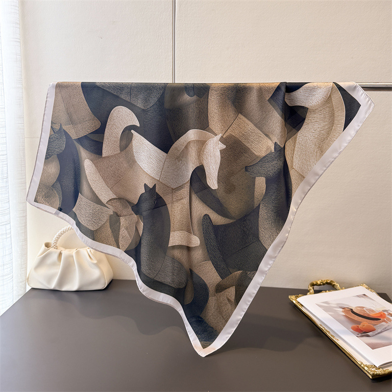 70cm Luxury Silk Square Scarf  - Luxury Bags For Summer ulasan dan harga