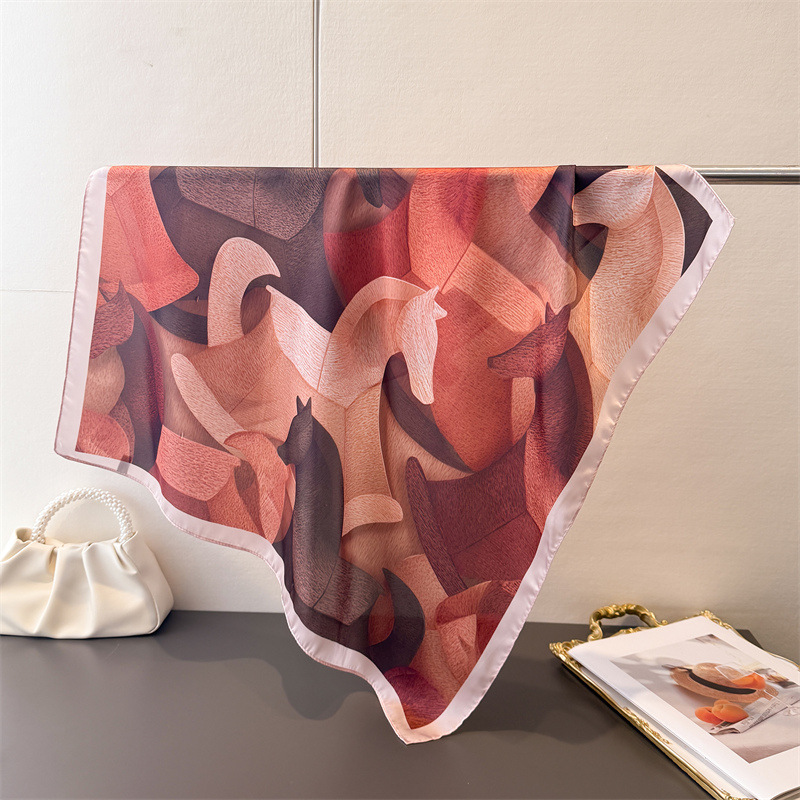 70cm Luxury Silk Square Scarf  - Luxury Bags For Summer ulasan dan harga