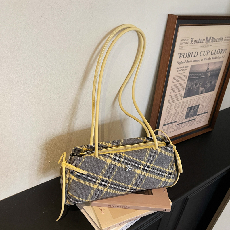 Fashion Microfiber Striped Pla - Luxury Bags That Are Affordable ulasan dan harga