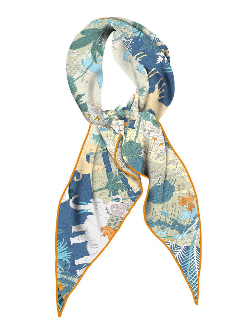 Triangle Twill Scarf Luxury Wo - Luxury Bags Hong Kong ulasan dan harga
