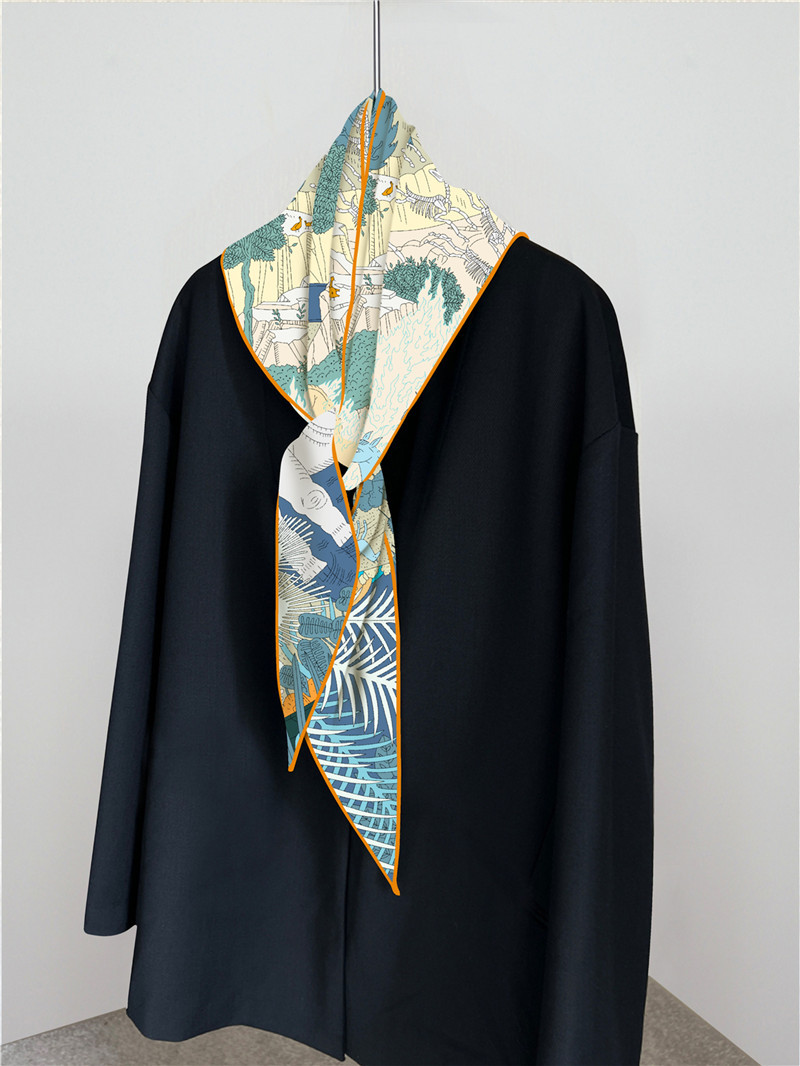 Triangle Twill Scarf Luxury Wo - Luxury Bags Hong Kong ulasan dan harga
