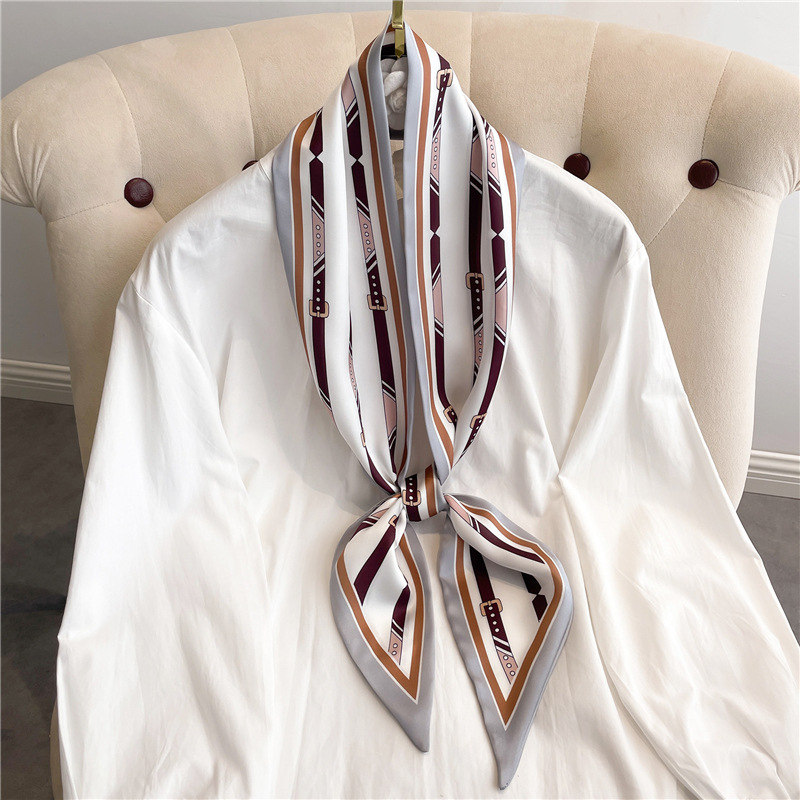 Fashion Print Long Silk Scarf  - Luxury Bags In China ulasan dan harga