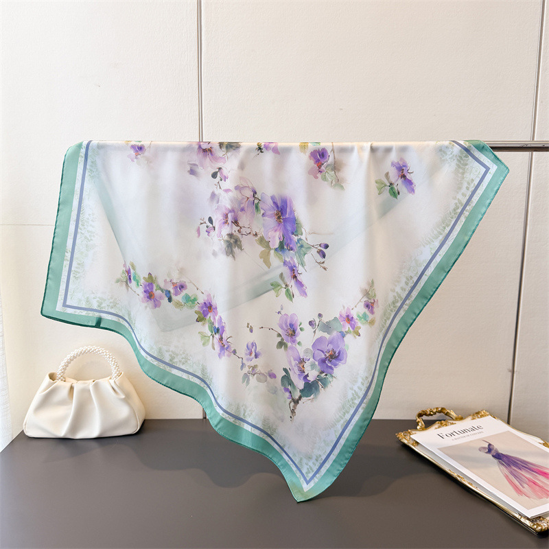 New Silk Square Scarf Women Lu - Luxury Bags For Summer ulasan dan harga