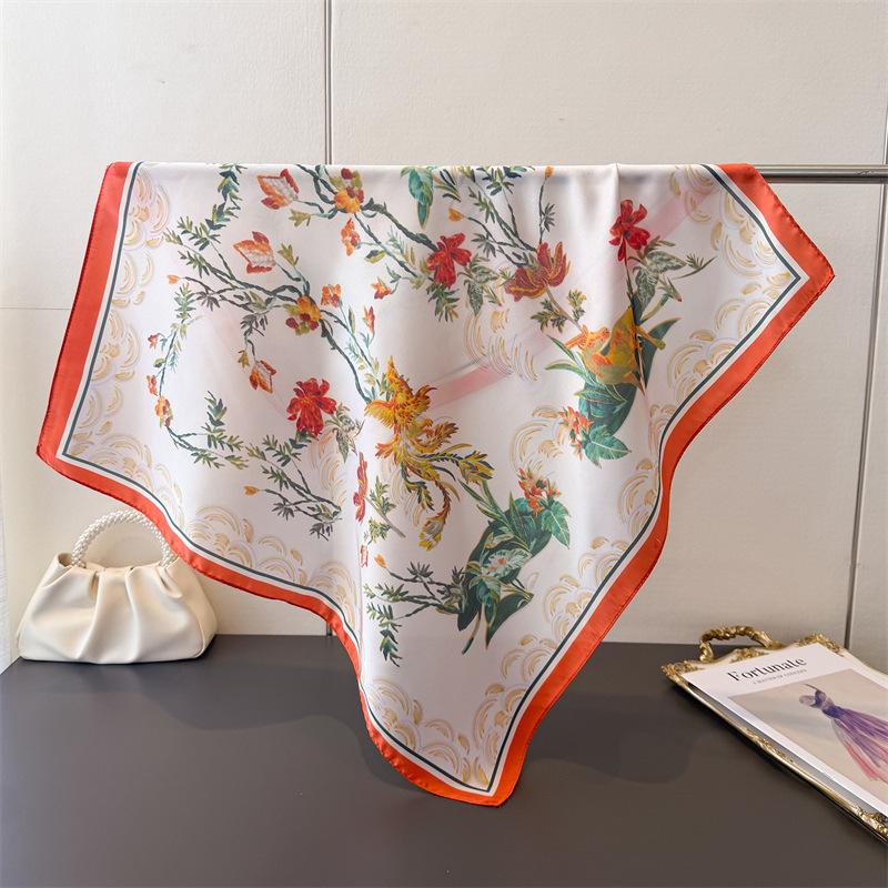 New Silk Square Scarf Women Lu - Luxury Bags For Summer ulasan dan harga