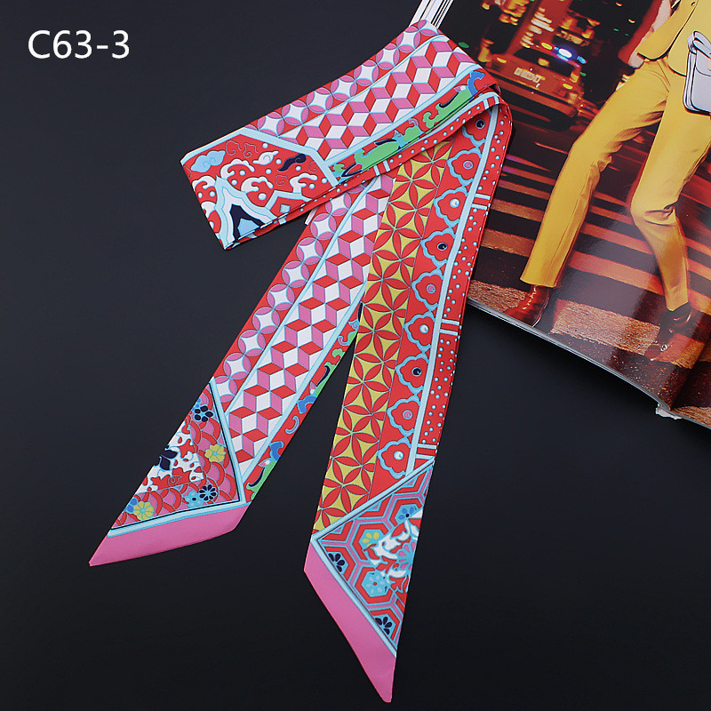 New Geometric Floral Print Sil - Luxury Bags In China ulasan dan harga