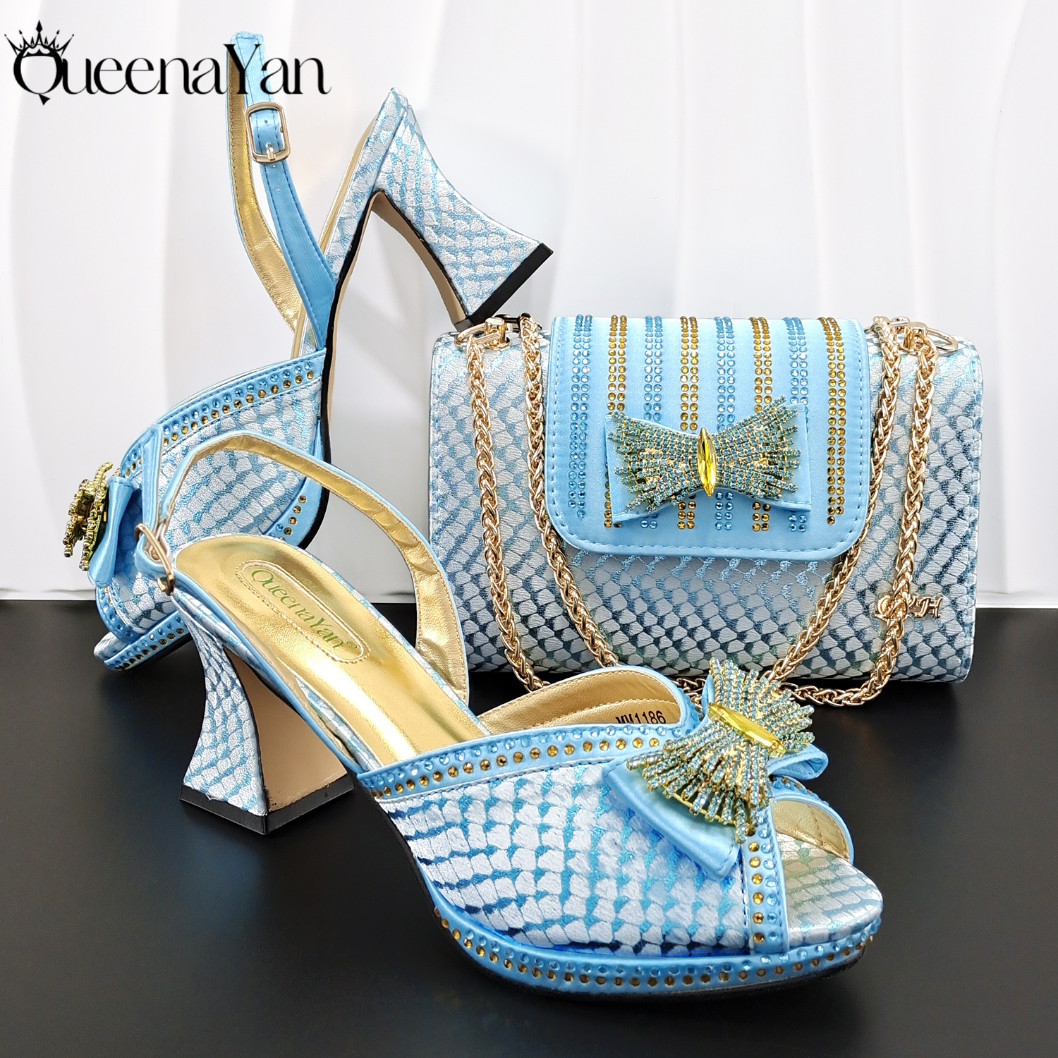QueenaYan Hot Selling Sky Blue - Luxury Bags And Shoes ulasan dan harga
