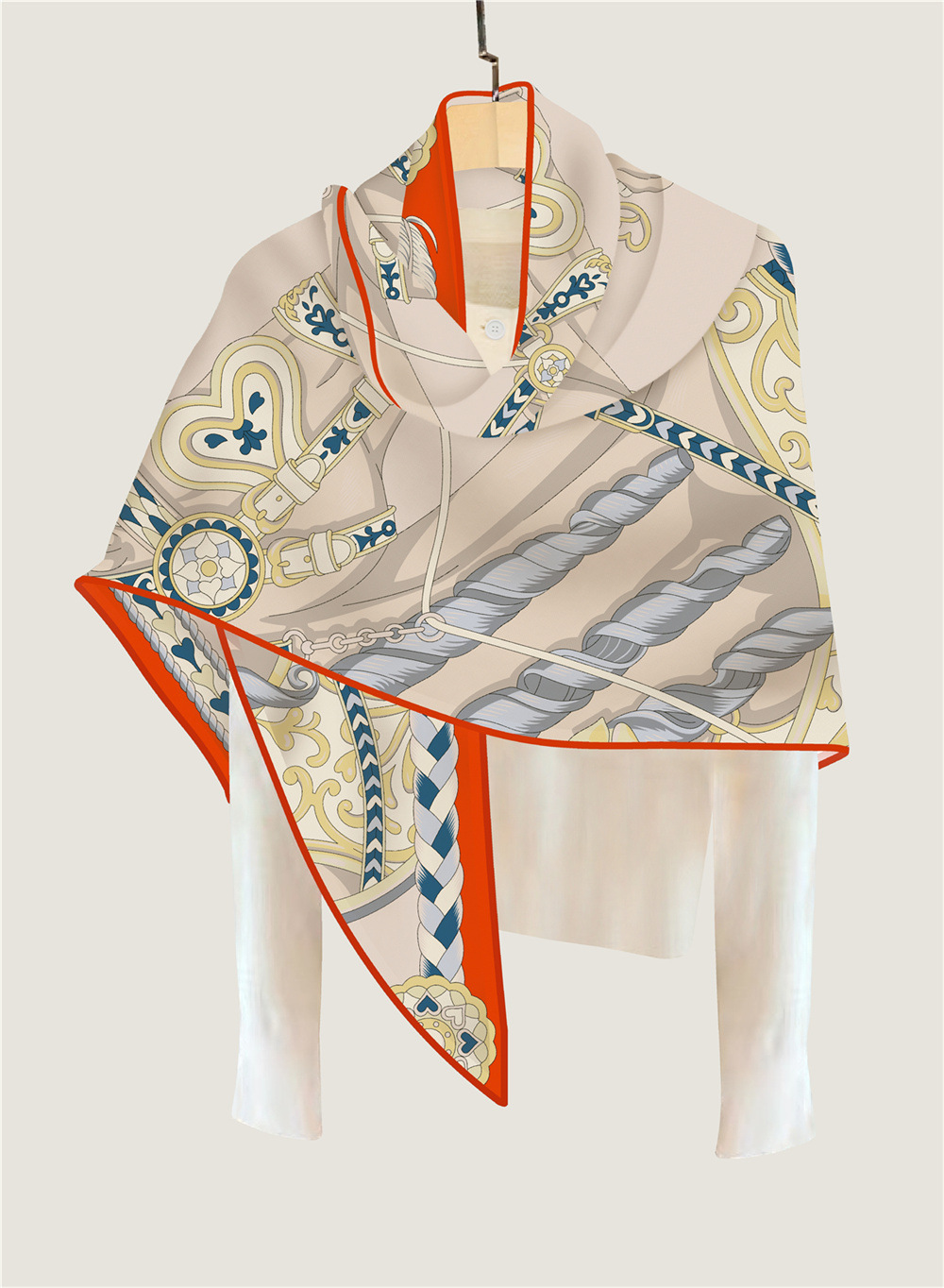 Triangle Cashmere Scarf Luxury - Luxury Bags Hong Kong ulasan dan harga