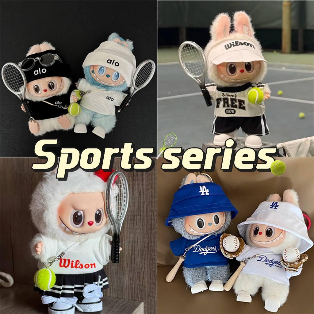 15 17cm For Labubu Doll Sports - Luxury Bags And Shoes ulasan dan harga