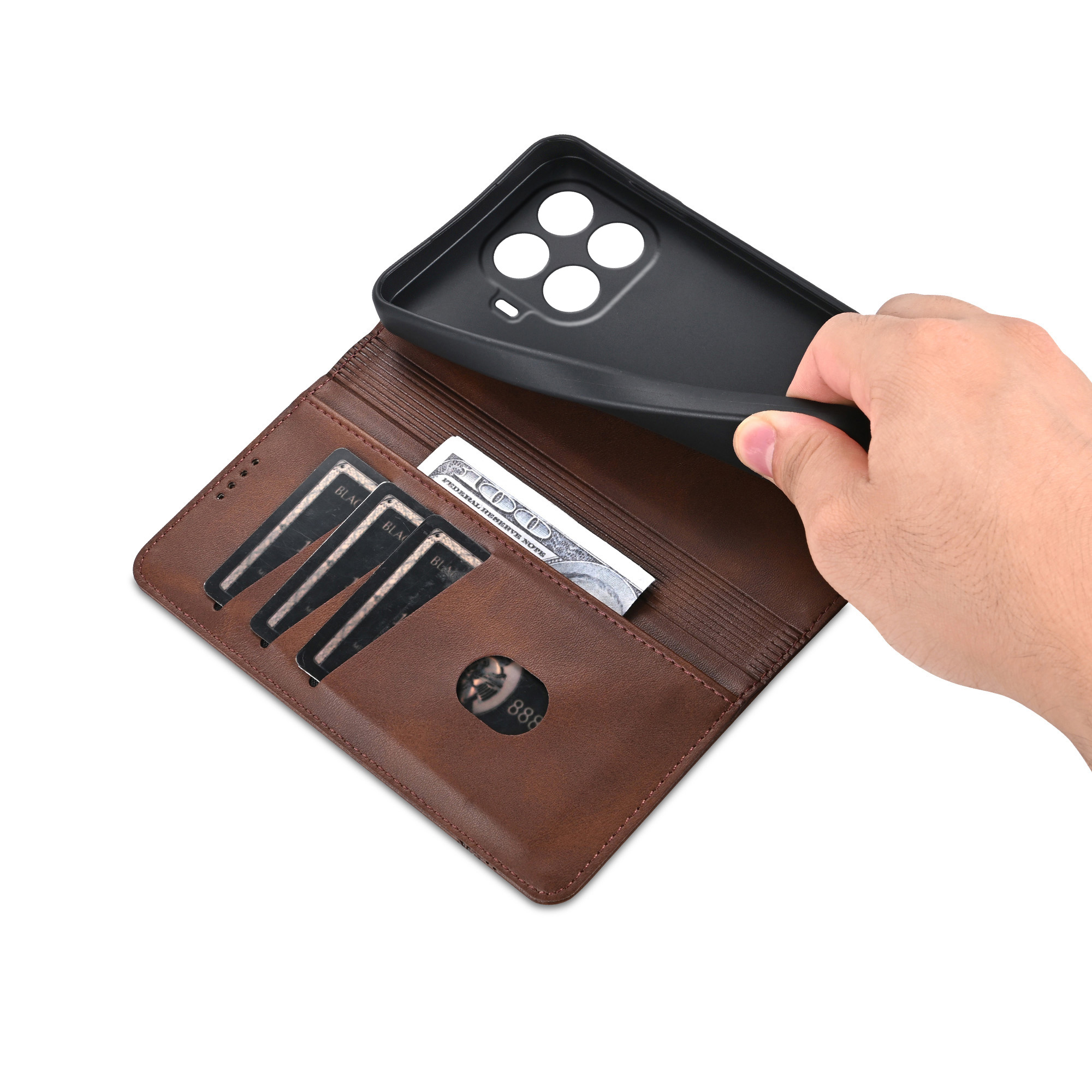 Business Flip Leather Phone Ca - Luxurious Bag ulasan dan harga