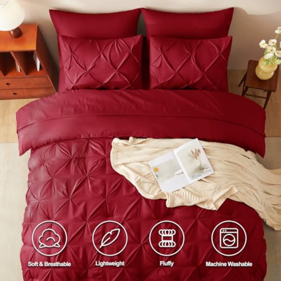 Pintuck Bed in a Bag 7 Pieces  - Luxury Bags Com ulasan dan harga