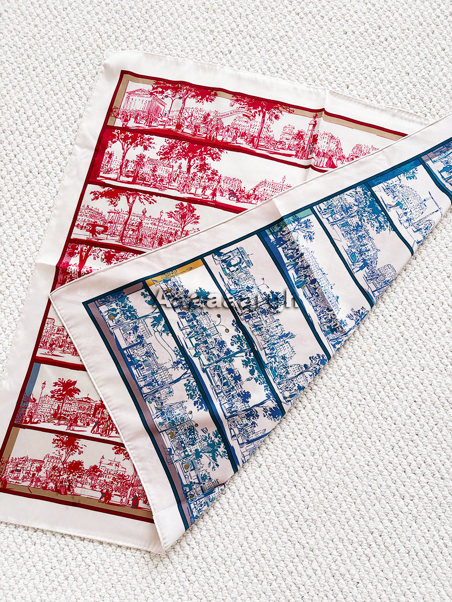 Women Silk Scarf 70cm Luxury H - Luxury Bags Hong Kong ulasan dan harga