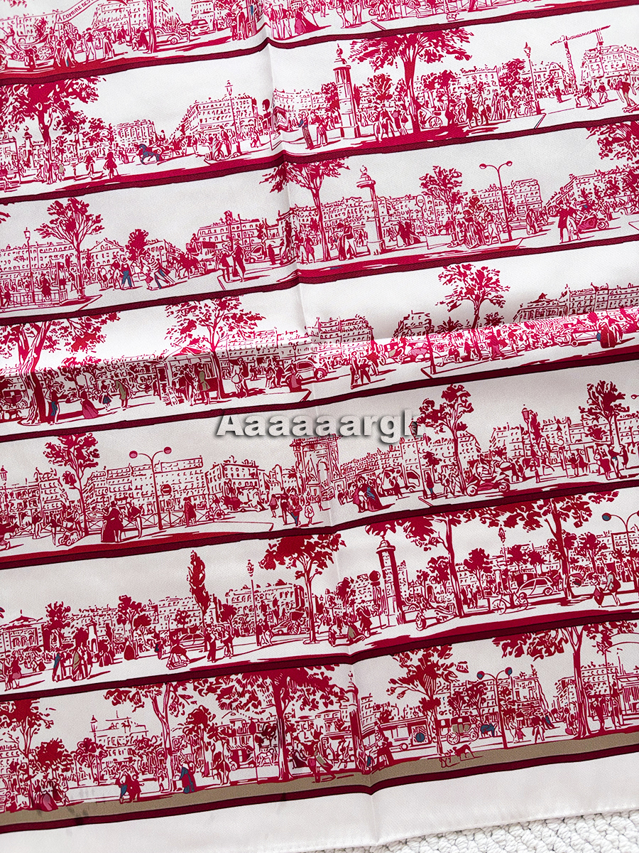 Women Silk Scarf 70cm Luxury H - Luxury Bags Hong Kong ulasan dan harga
