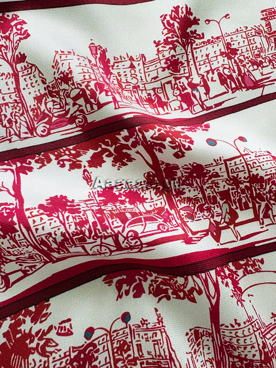 Women Silk Scarf 70cm Luxury H - Luxury Bags Hong Kong ulasan dan harga