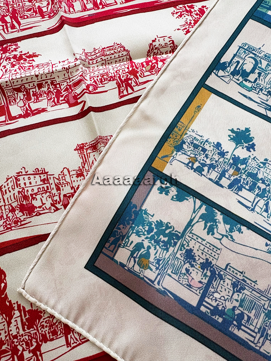 Women Silk Scarf 70cm Luxury H - Luxury Bags Hong Kong ulasan dan harga