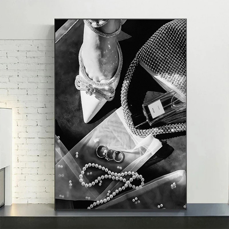 1pc frameless canvas painting  - Luxurious Bag ulasan dan harga