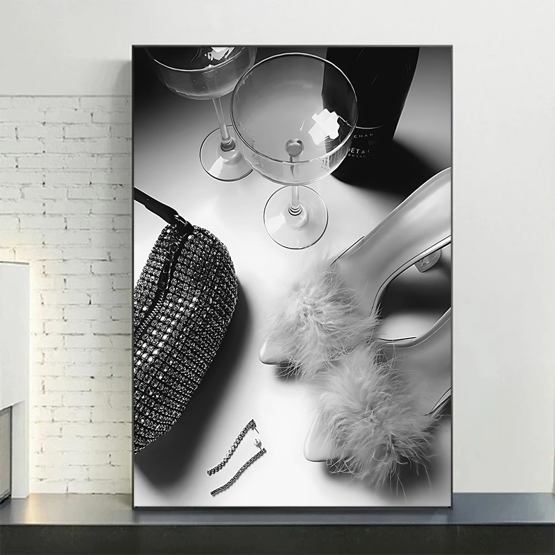 1pc frameless canvas painting  - Luxurious Bag ulasan dan harga