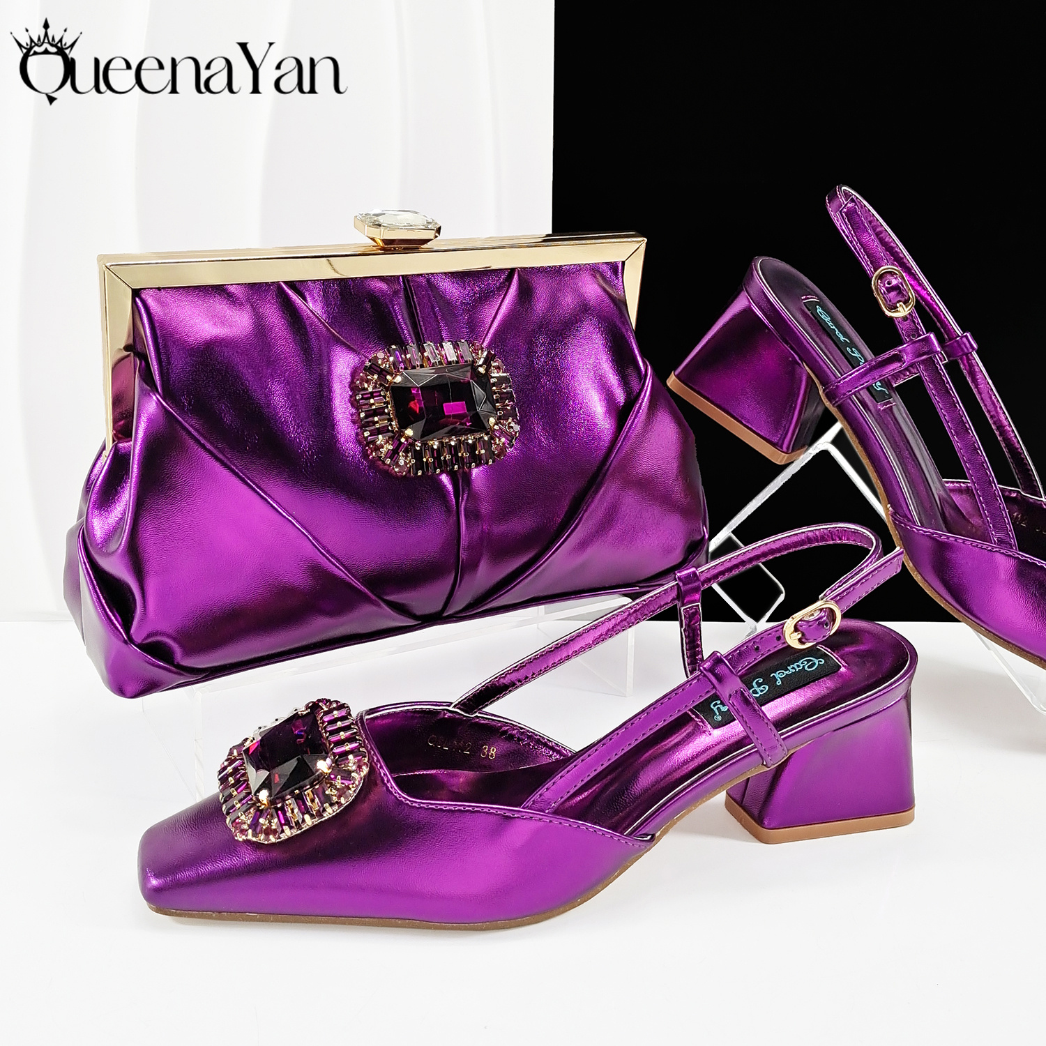 Queena Yan 2025 Nigerian Heel  - Luxury Bags And Shoes ulasan dan harga