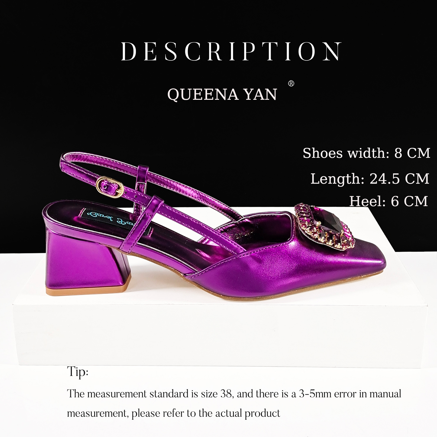 Queena Yan 2025 Nigerian Heel  - Luxury Bags And Shoes ulasan dan harga