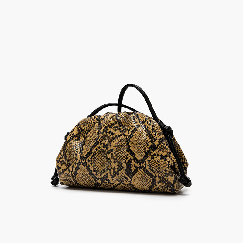 Ruched Serpentine Dumpling Bag - Luxury Bags Consignment ulasan dan harga